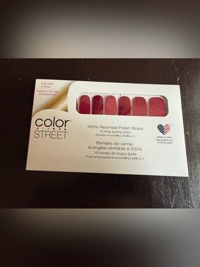Color Street Candied Cranberry Nail Polish Strips